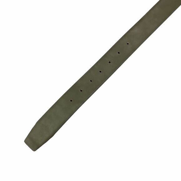 English Laundry Men's L Belt in Olive Green Size 38/40 Vegan Faux Leather - Picture 3 of 5